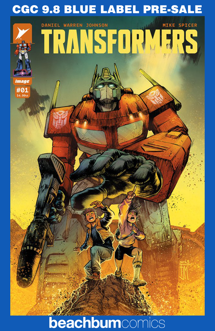 Transformers #1 - Cover G - Manapul 1:50 Retailer Incentive Variant CGC 9.8