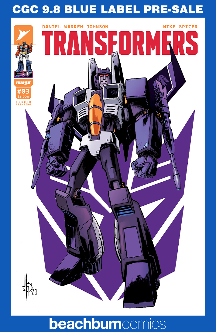 Transformers #3 Second Printing CGC 9.8