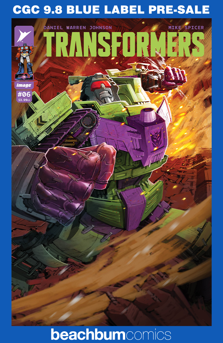 Transformers #6 Canete 1:25 Retailer Incentive Variant CGC 9.8