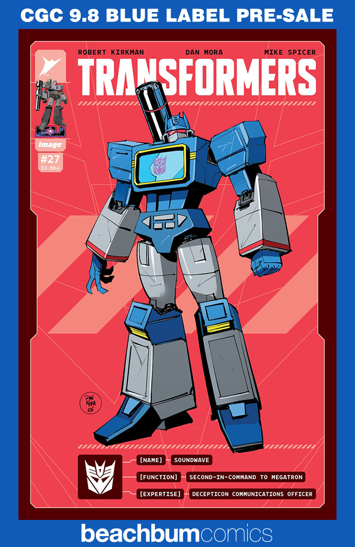 Transformers #27 Mora 1:50 Retailer Incentive Variant CGC 9.8