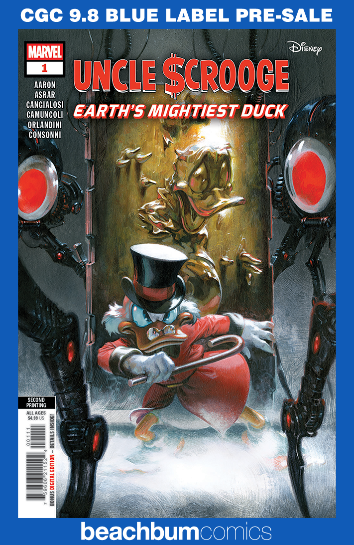 Uncle Scrooge: Earth's Mightiest Duck #1 Second Printing CGC 9.8