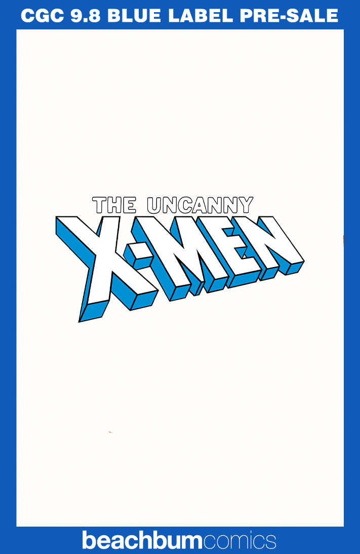 Uncanny X-Men #1 Logo Variant CGC 9.8