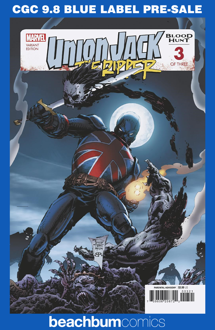 Union Jack The Ripper: Blood Hunt #3 Tan Variant CGC 9.8