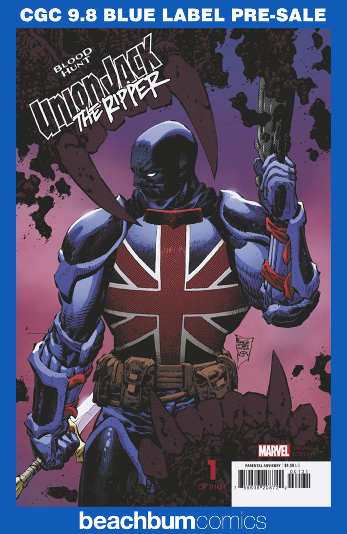 Union Jack The Ripper: Blood Hunt #1 Tan Variant CGC 9.8