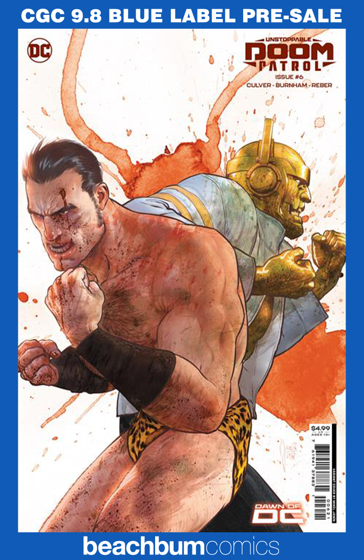 Unstoppable Doom Patrol #6 Janin Variant CGC 9.8
