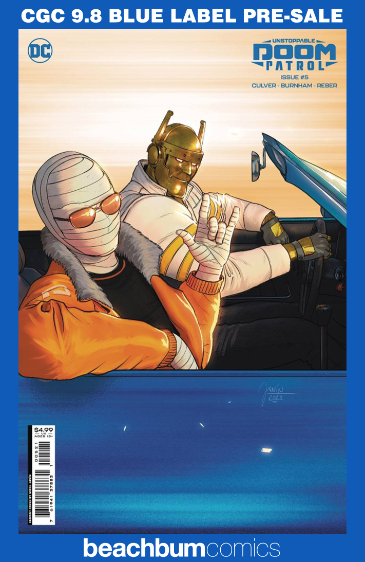 Unstoppable Doom Patrol #5 Janin Variant CGC 9.8