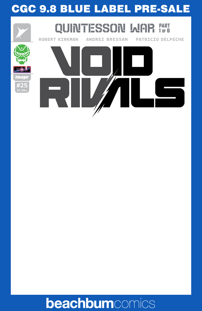 Void Rivals #25 Blank Sketch Variant CGC 9.8