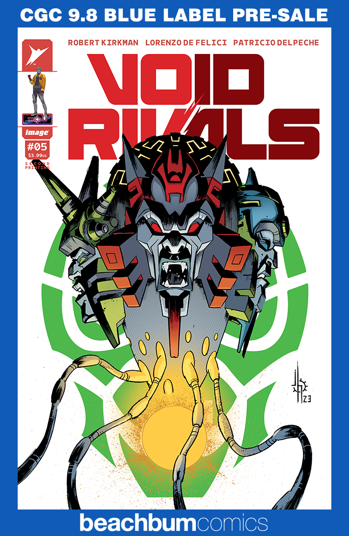 Void Rivals #5 Second Printing - Cover E - Rage Variant CGC 9.8