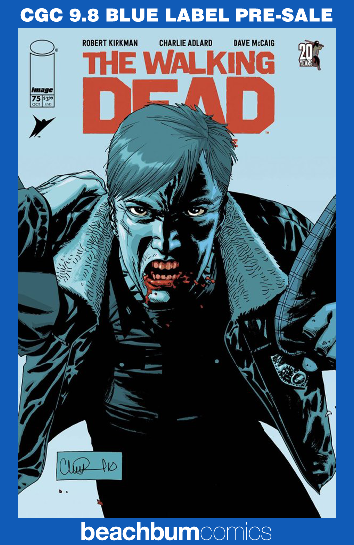 Walking Dead Deluxe #75 Adlard Variant CGC 9.8