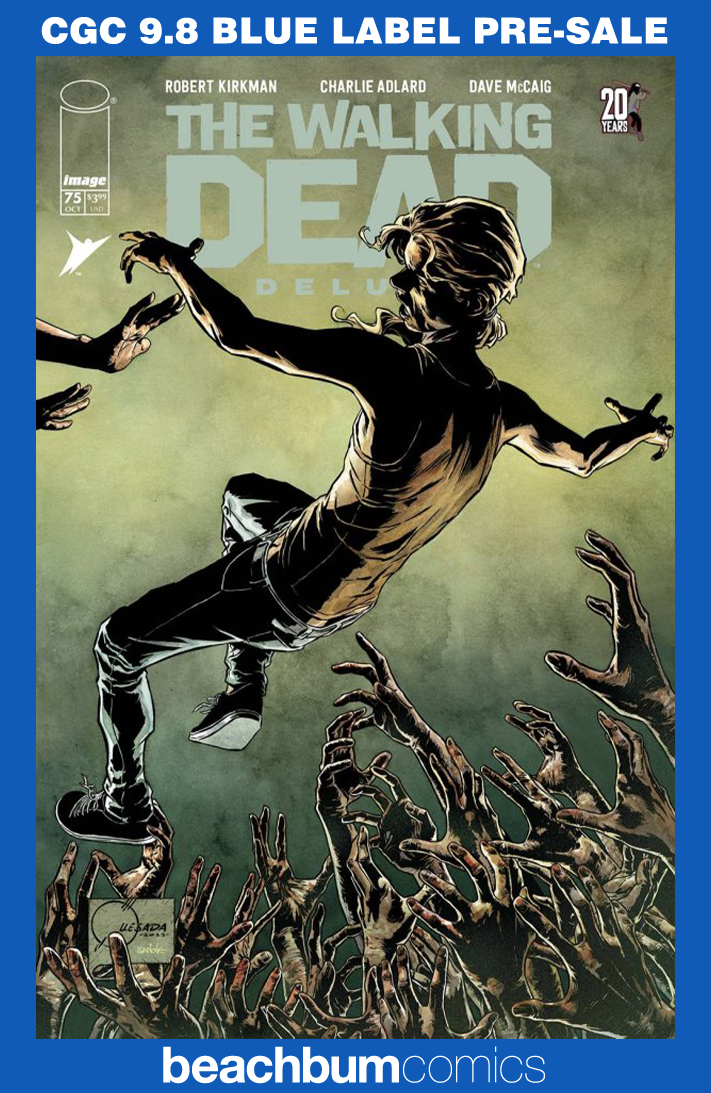 Walking Dead Deluxe #75 Quesada Variant CGC 9.8