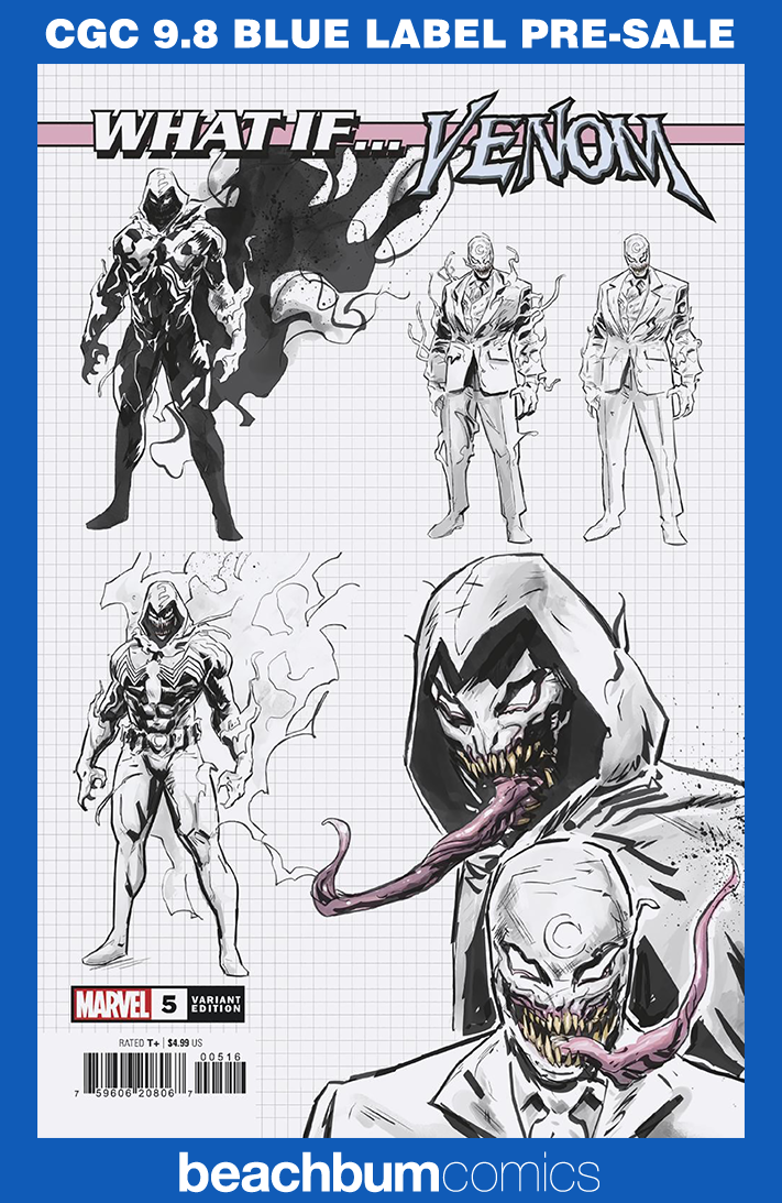 What If...? Venom #5 Harvis 1:10 Design Retailer Incentive Variant CGC 9.8
