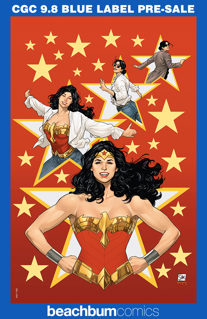 Wonder Woman #800 - Cover H - Sampere Foil Variant CGC 9.8 - First Trinity