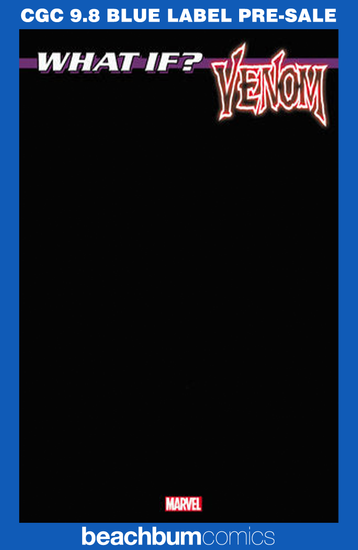 What If...? Venom #1 Blank Sketch Variant CGC 9.8