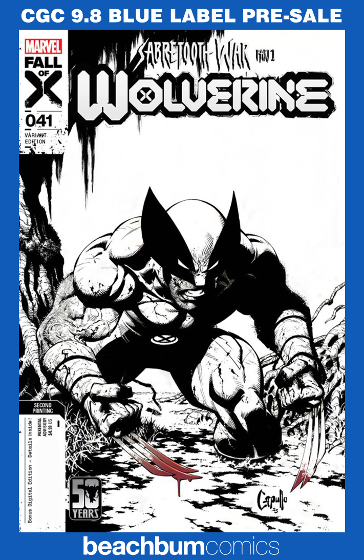 Wolverine #41 Capullo 1:25 Second Printing Retailer Incentive Variant CGC 9.8