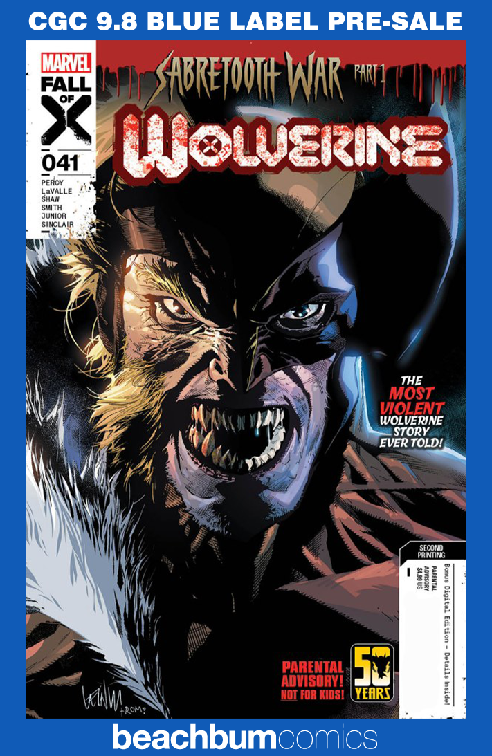 Wolverine #41 Second Printing CGC 9.8