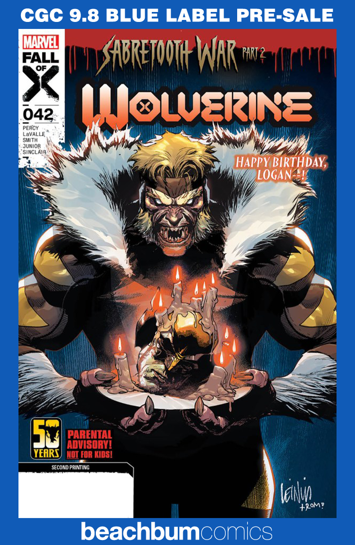 Wolverine #42 Second Printing CGC 9.8