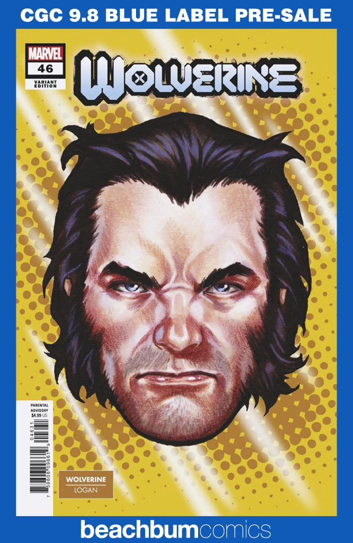 Wolverine #46 Brooks Headshot Variant CGC 9.8