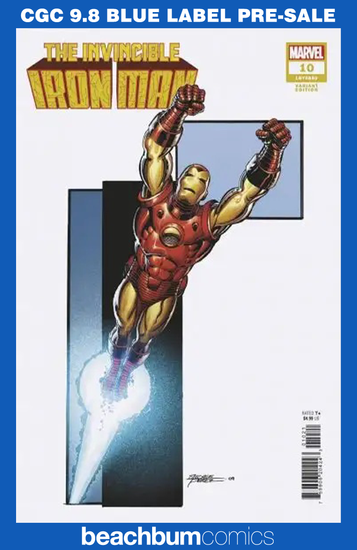 Invincible Iron Man #10 Perez Variant CGC 9.8