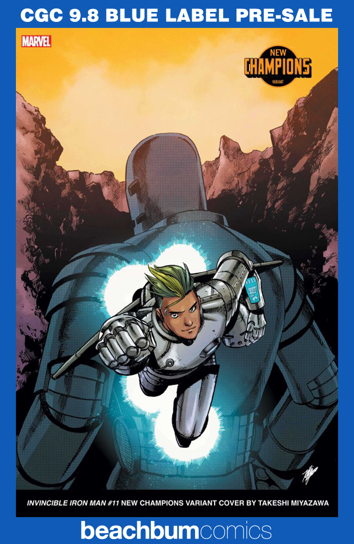 Invincible Iron Man #11 Miyazawa Variant CGC 9.8