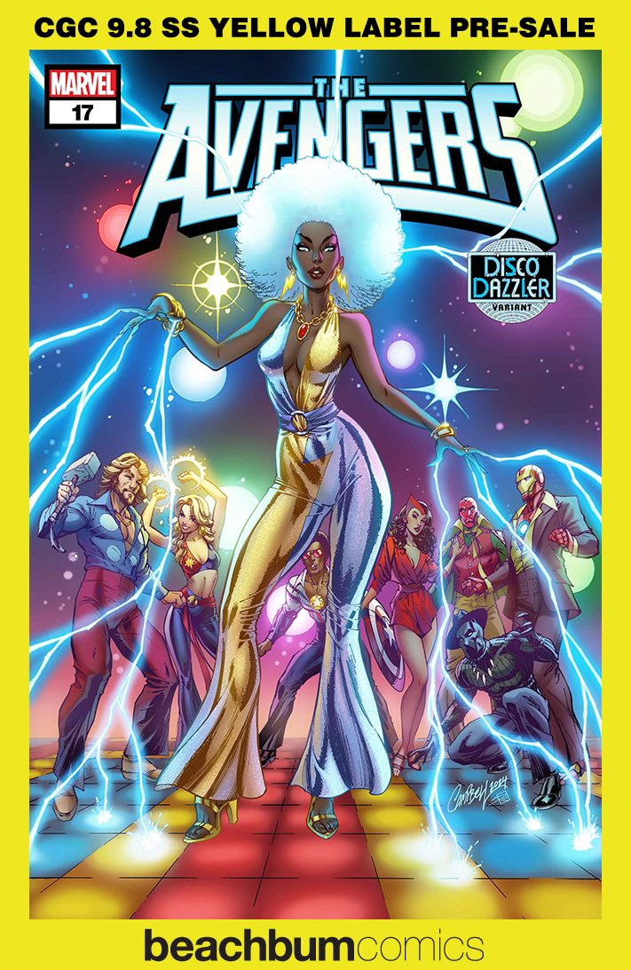 Avengers #17 J. Scott Campbell Disco Dazzler Variant CGC 9.8 SS