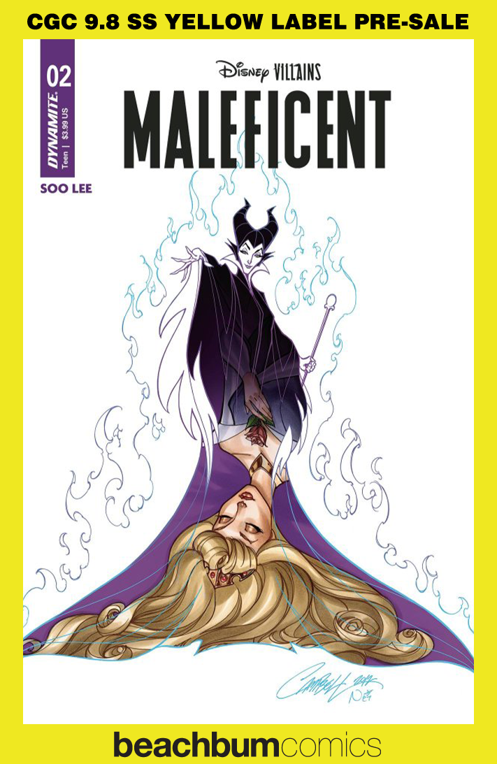 Disney Villains: Maleficent #2 J. Scott Campbell Variant CGC 9.8 SS