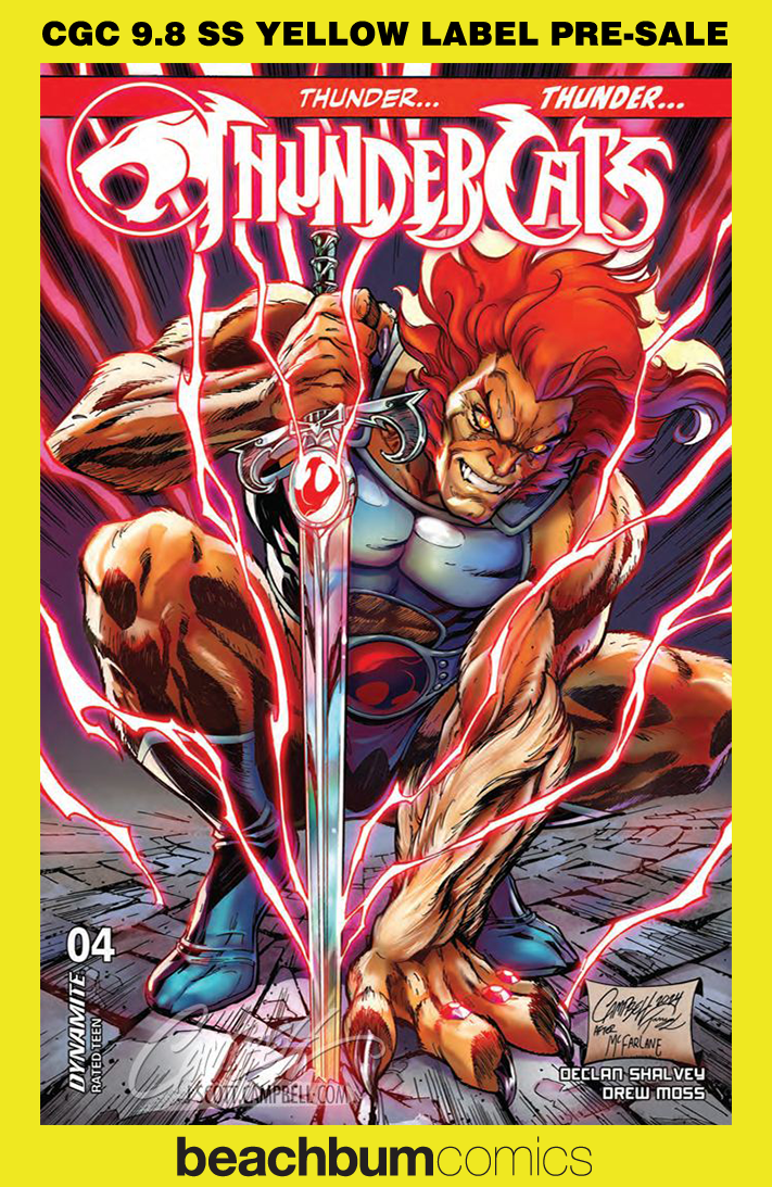 Thundercats #4 J. Scott Campbell Exclusive A CGC 9.8 SS