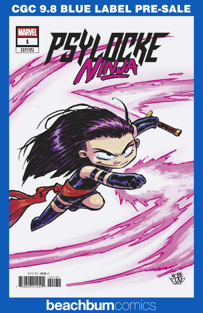Pyslocke: Ninja #1 Young Variant CGC 9.8