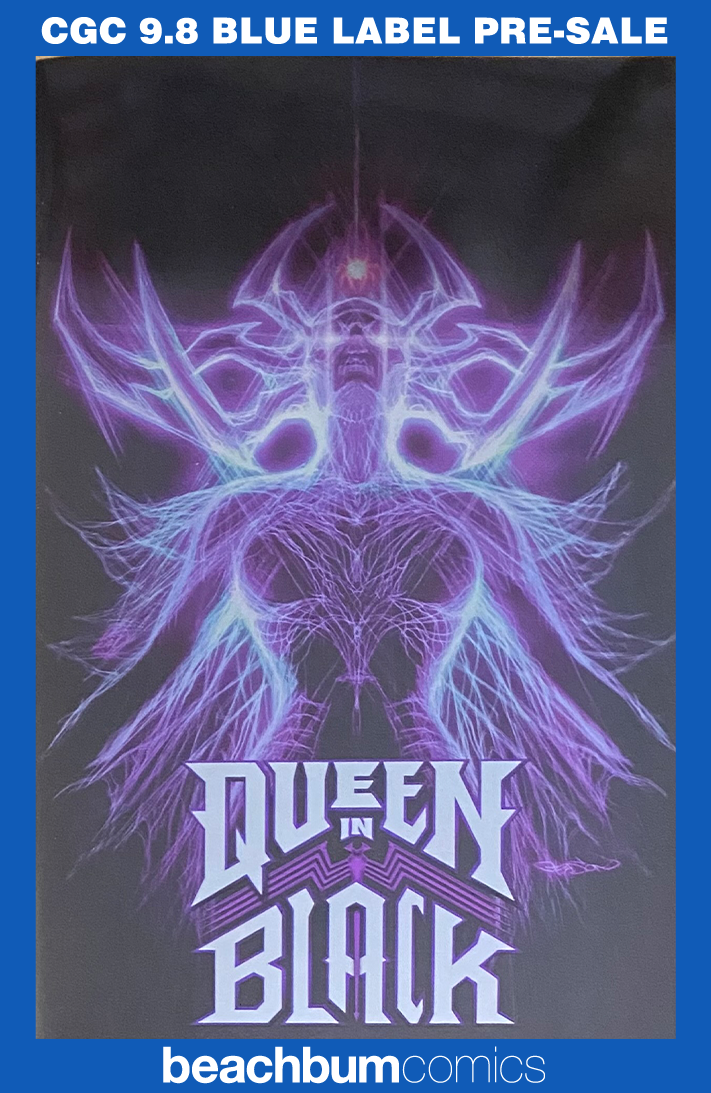 Queen in Black #1 Gleason Display Box Webhead Foil Blind Bag Variant CGC 9.8