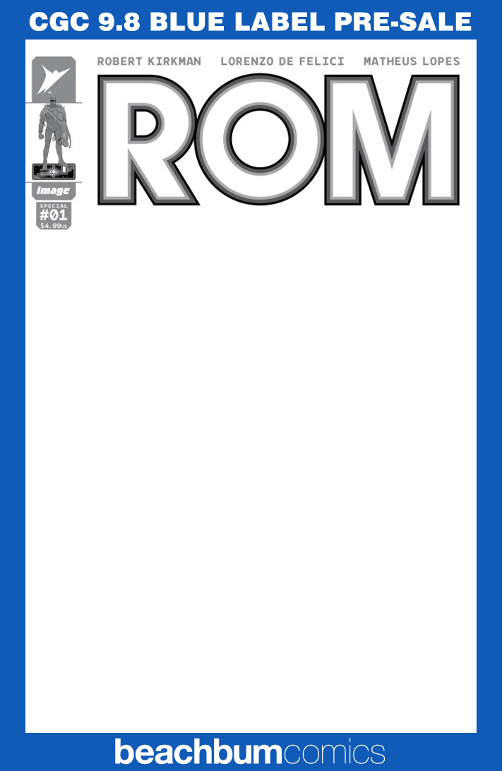 ROM Special #1 Blank Sketch Variant CGC 9.8
