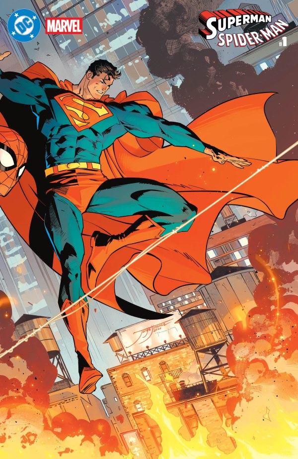 DC/Marvel: Superman/Spider-Man #1 Cover X Jimenez Wraparound Variant (3/25/26)