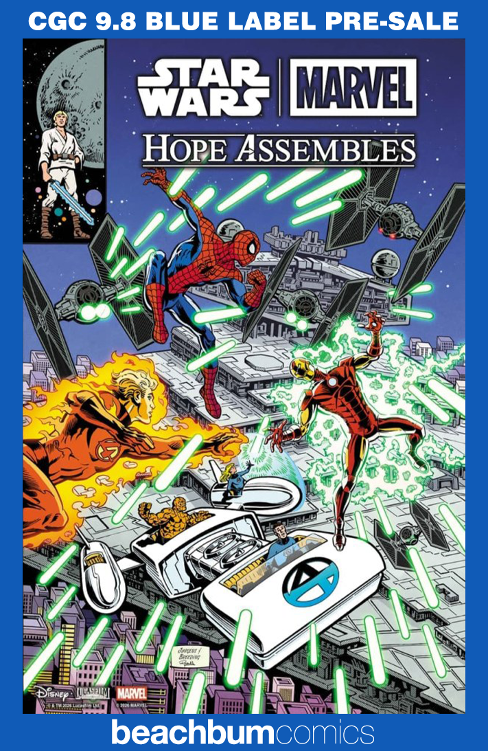 Star Wars/Marvel: Hope Assembles #1 Jurgens Variant CGC 9.8