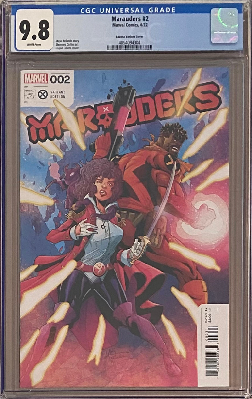 Marauders #2 Lubera Variant CGC 9.8