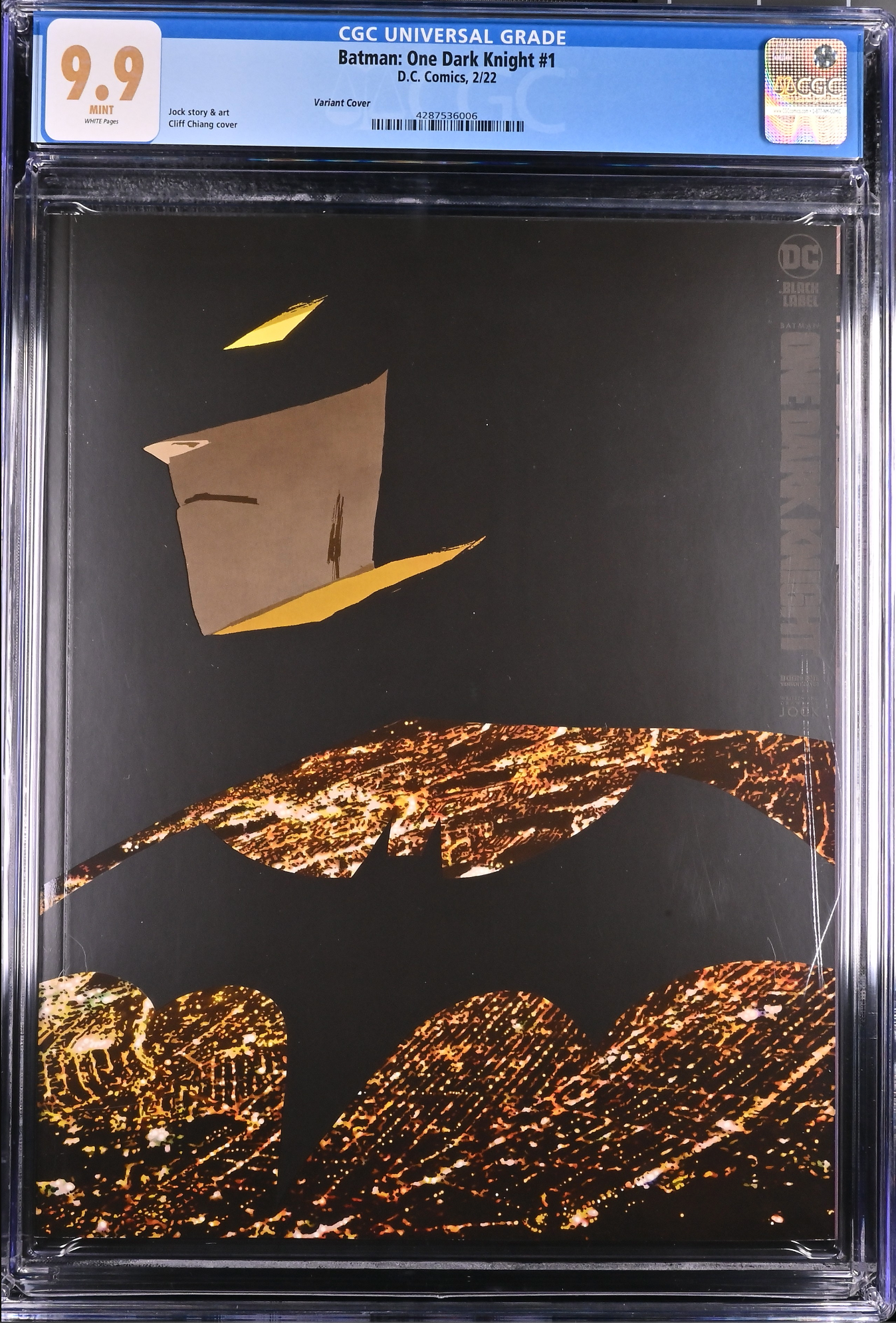 Batman: One Dark Knight #1 Variant CGC 9.9 DC Black Label