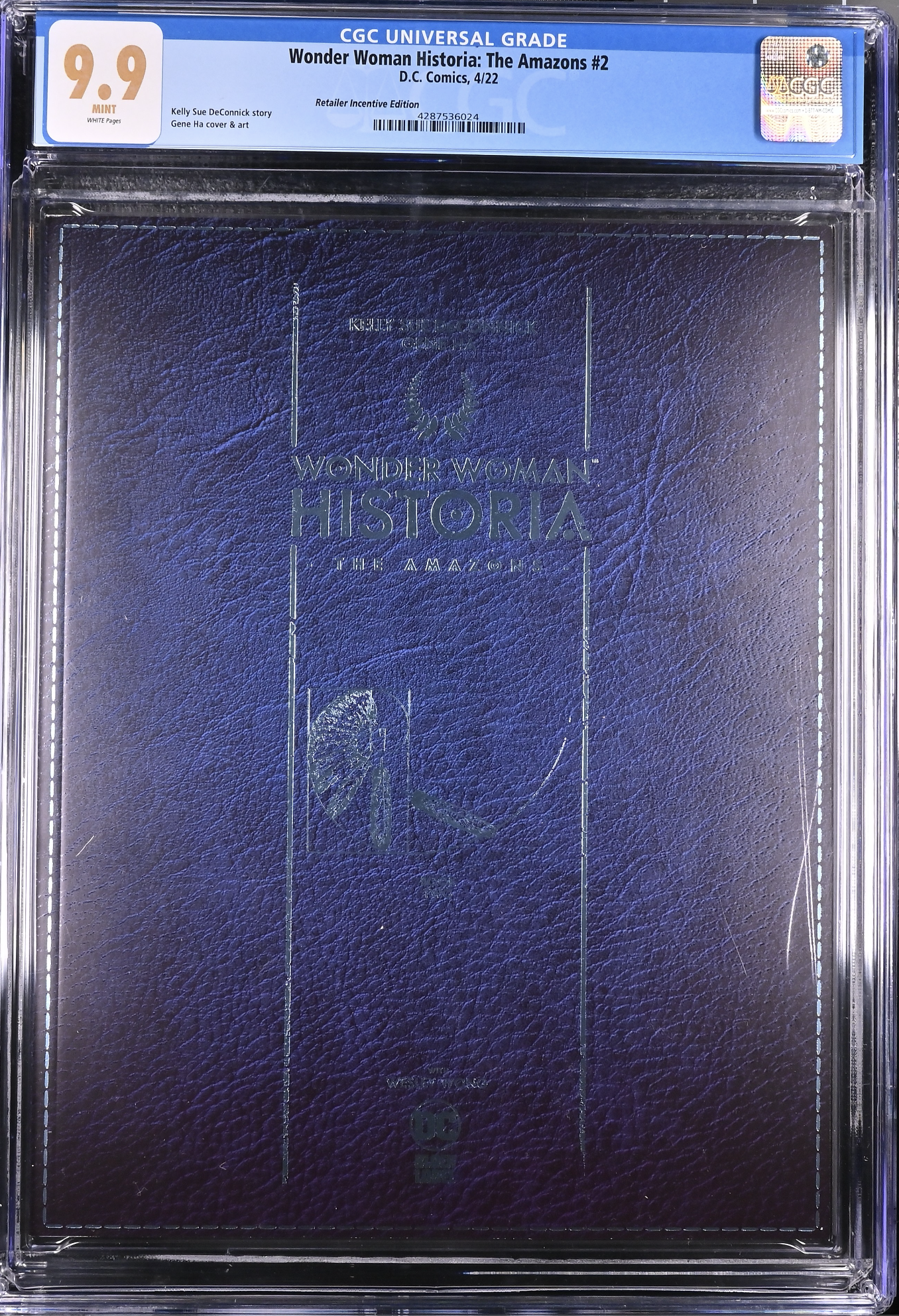 Wonder Woman Historia: The Amazons #2 1:25 Retailer Incentive Variant DC Black Label CGC 9.9