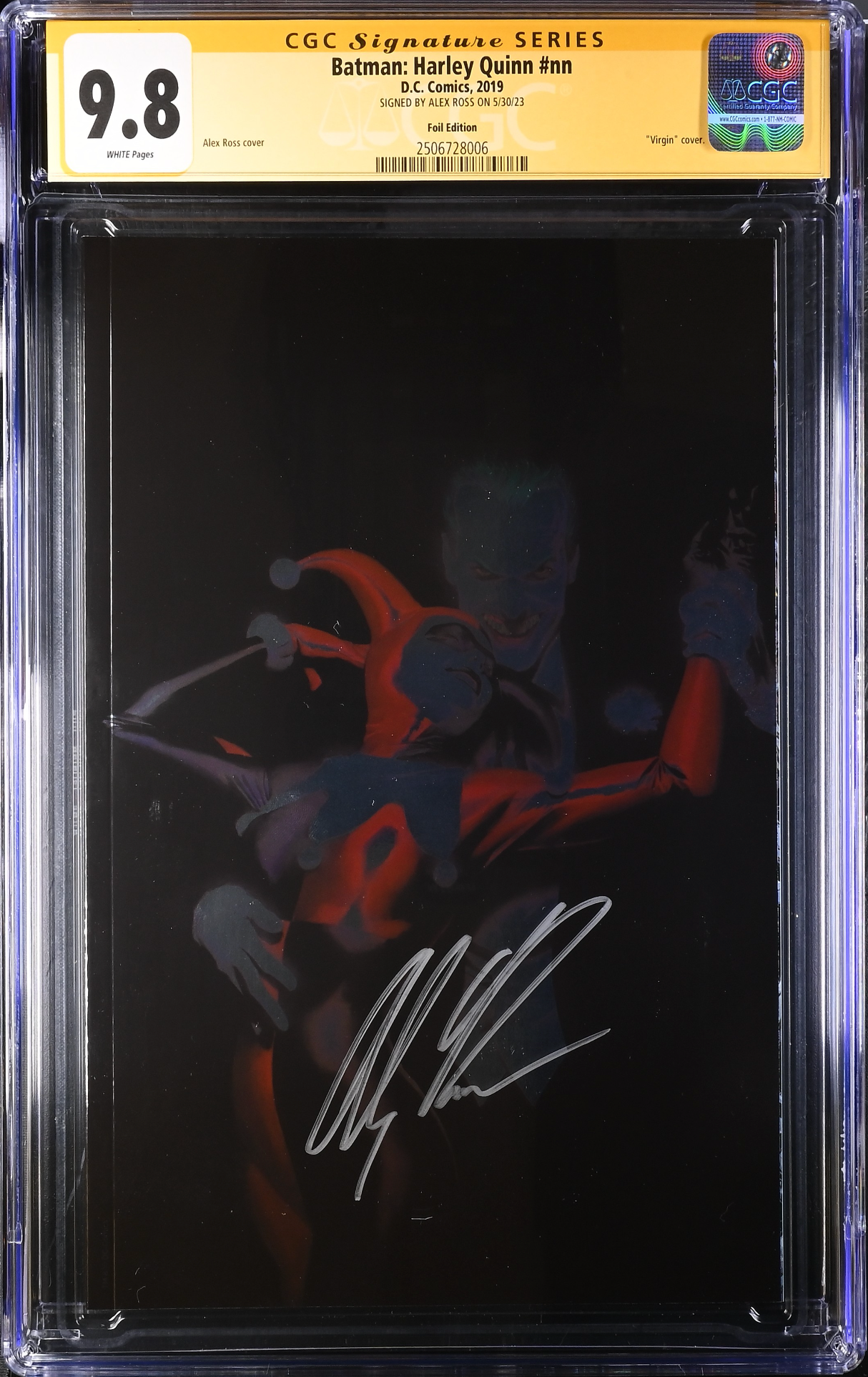 Batman: Harley Quinn #1 Black Foil Exclusive CGC 9.8 SS