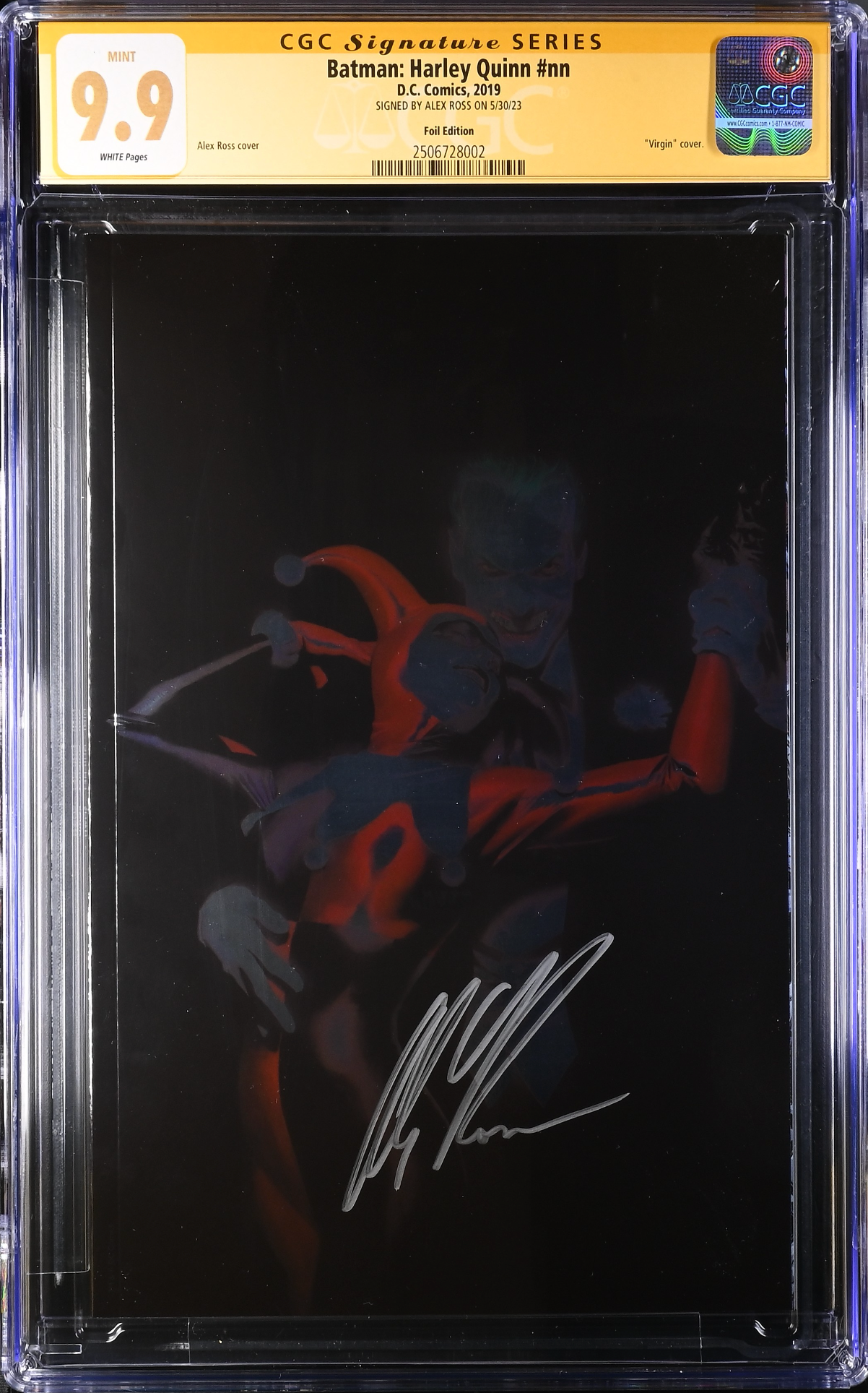 Batman: Harley Quinn #1 Black Foil Exclusive CGC 9.9 SS