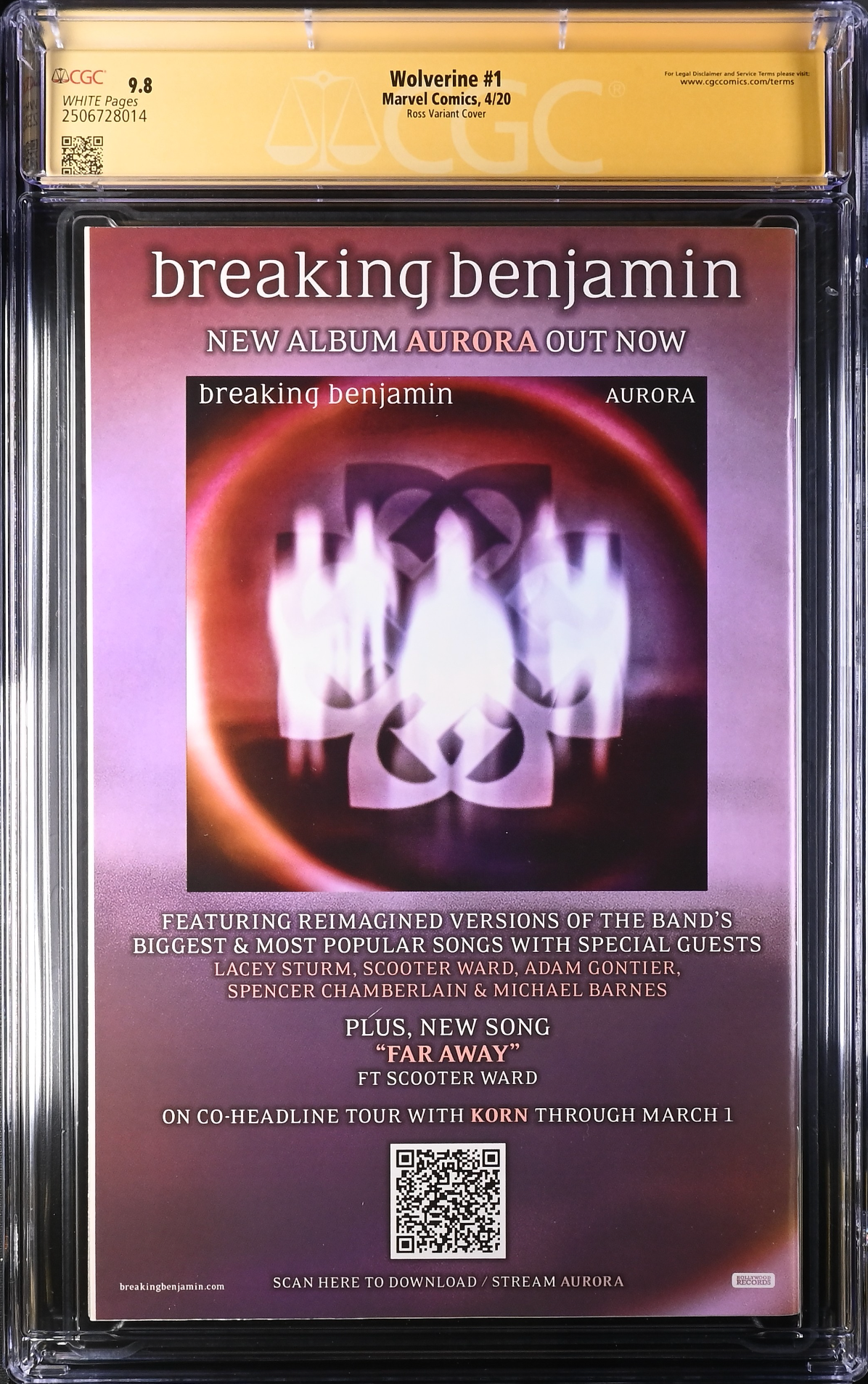 Wolverine #1 Alex Ross Variant CGC 9.8 SS