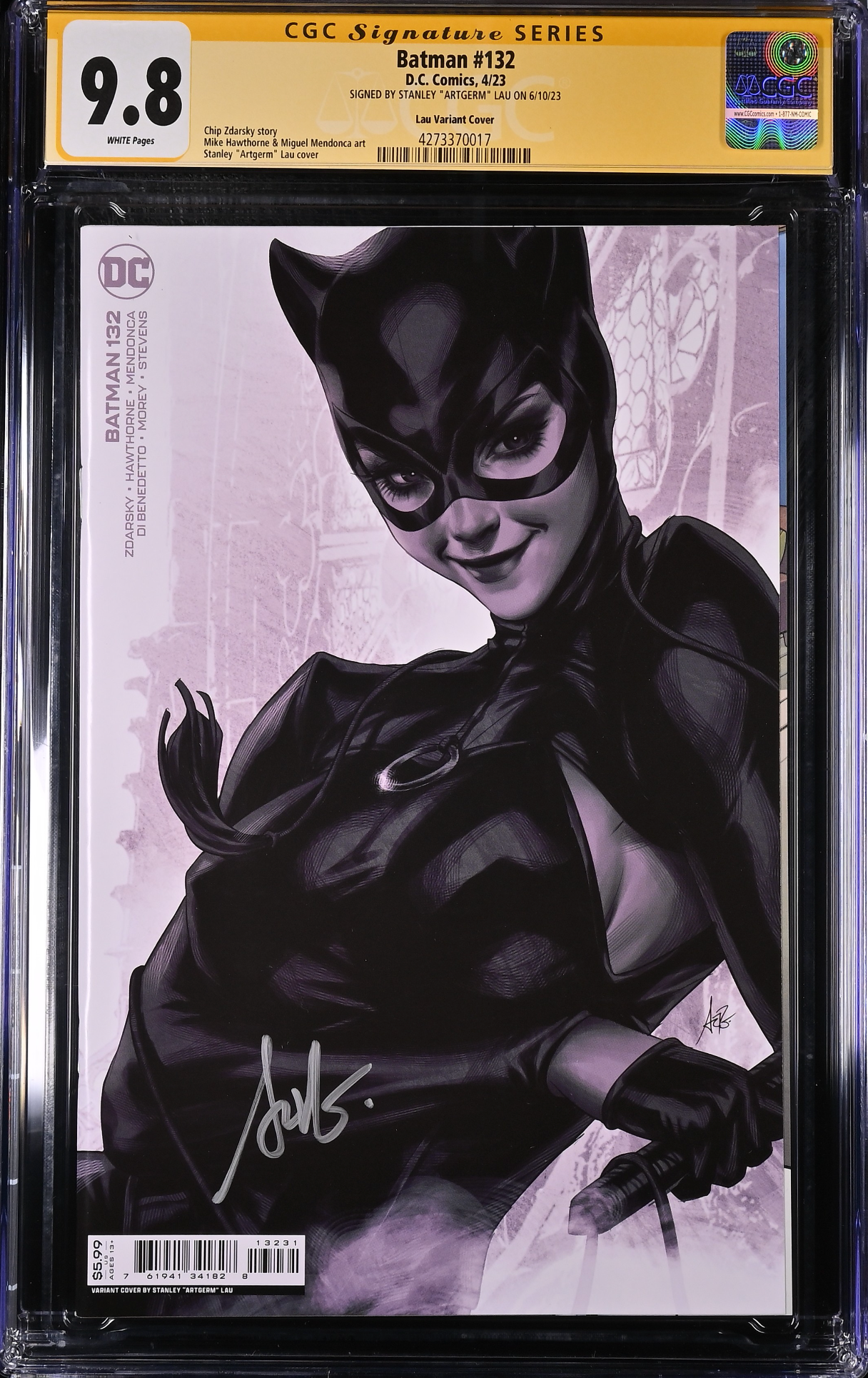 Batman #132 Artgerm Variant CGC 9.8 SS