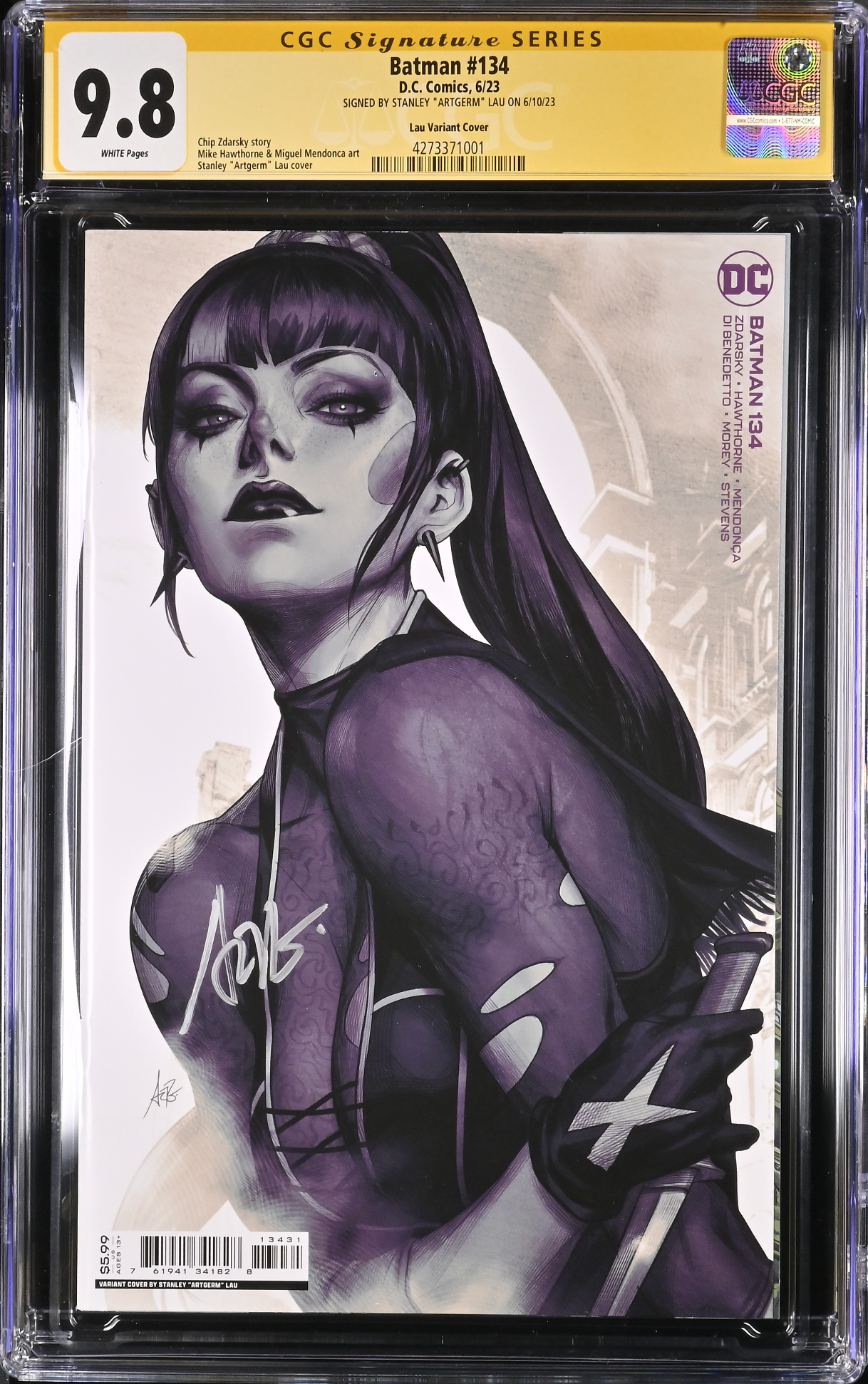 Batman #134 Artgerm Variant CGC 9.8 SS