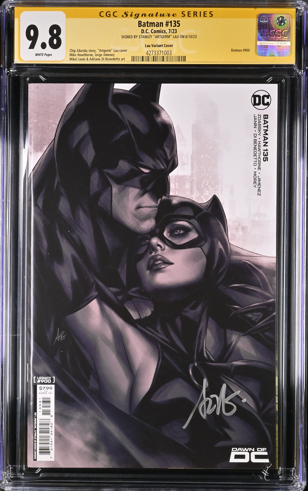 Batman #135 (#900) - Cover E - Artgerm Variant CGC 9.8 SS