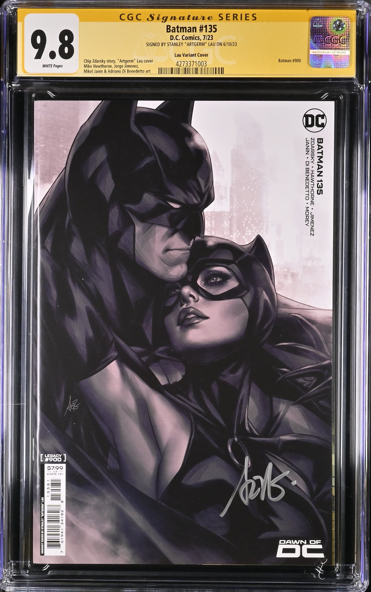 BATMAN #135 (#900) GOLD FOIL EXCLUSIVE CGC 9.8