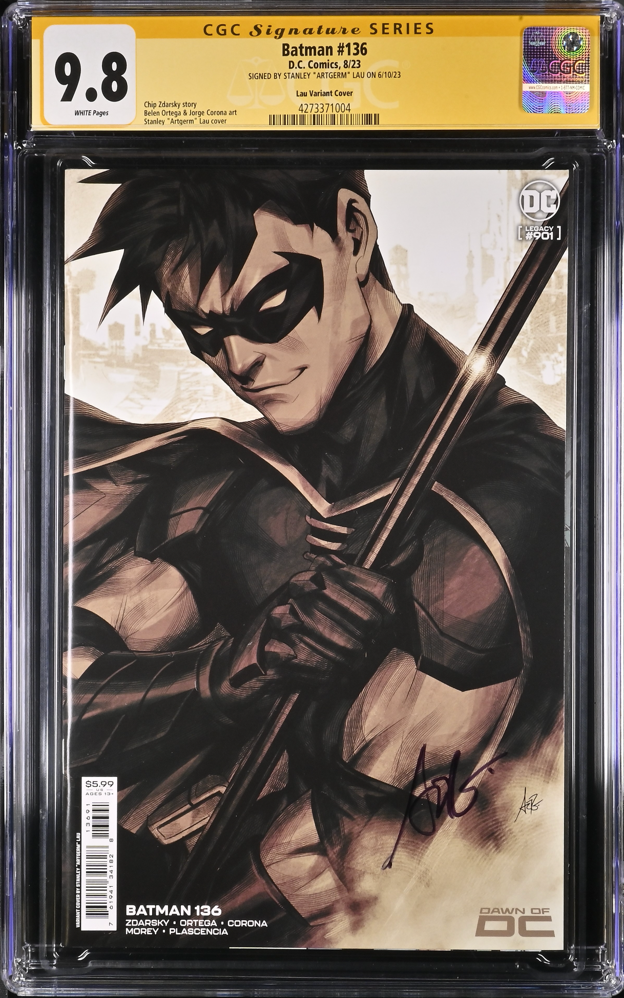 Batman #136 Artgerm Variant CGC 9.8 SS