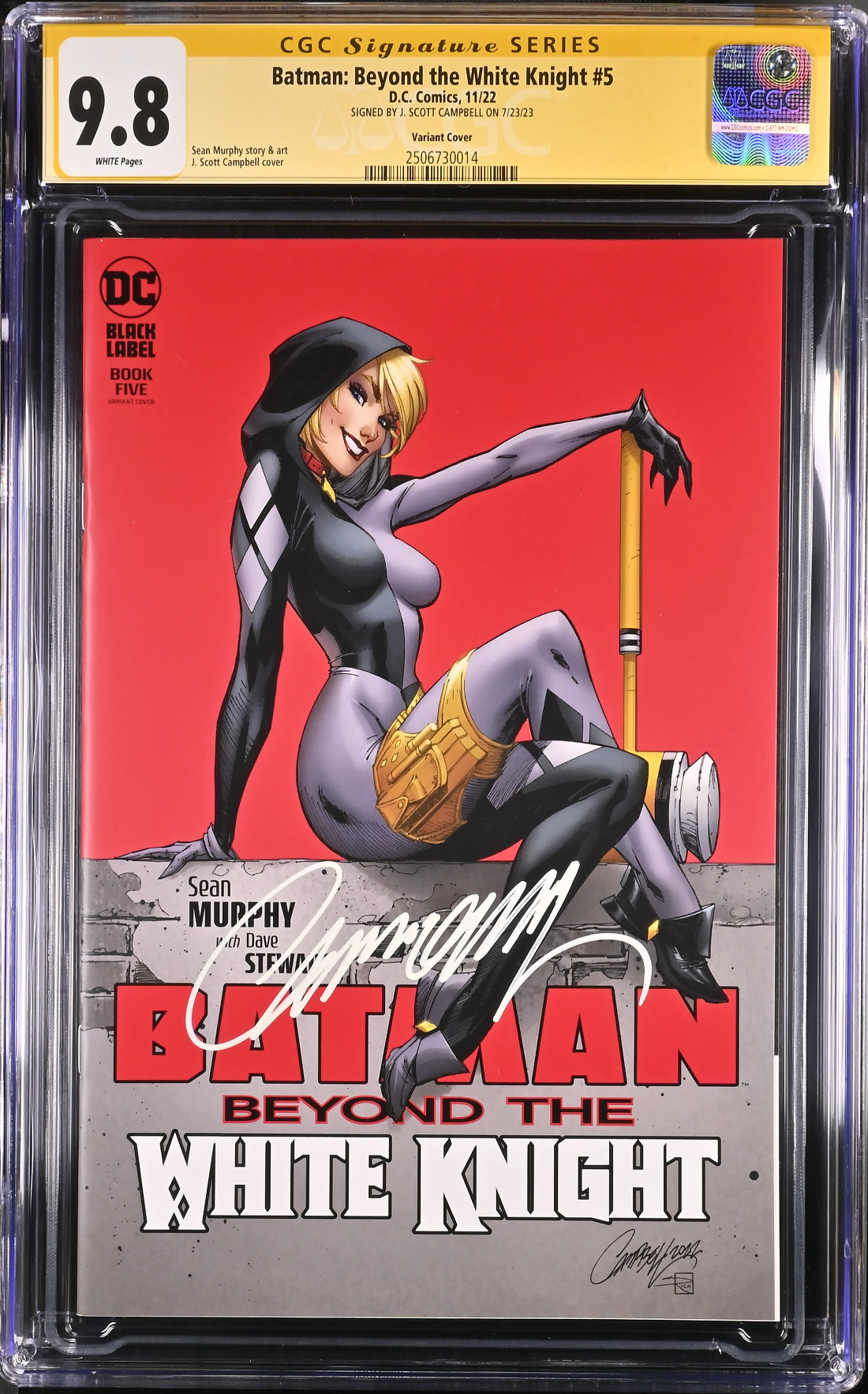 Batman: Beyond the White Knight #5 Campbell Variant CGC 9.8 SS