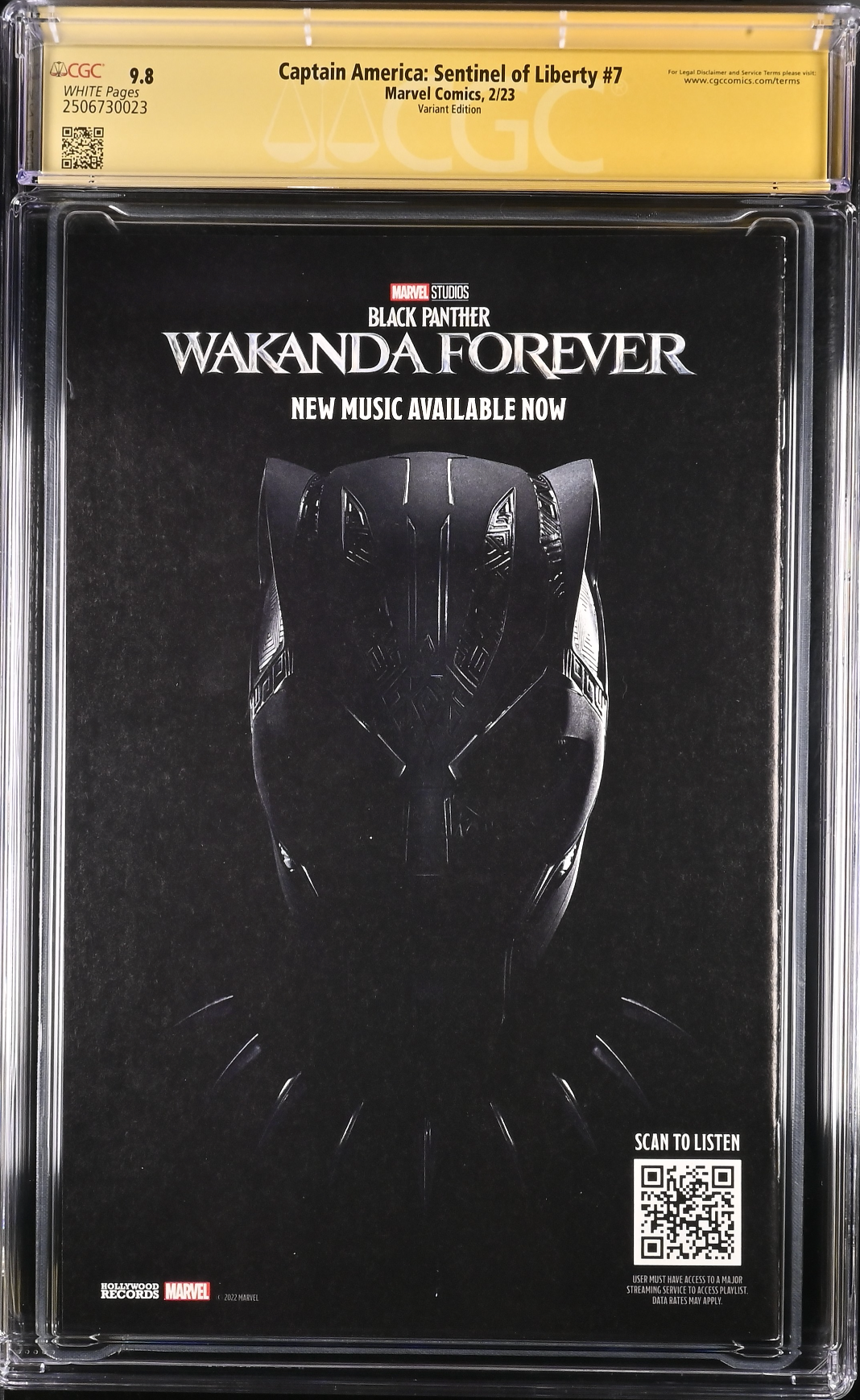 Captain America: Sentinel of Liberty #7 Campbell Variant CGC 9.8 SS