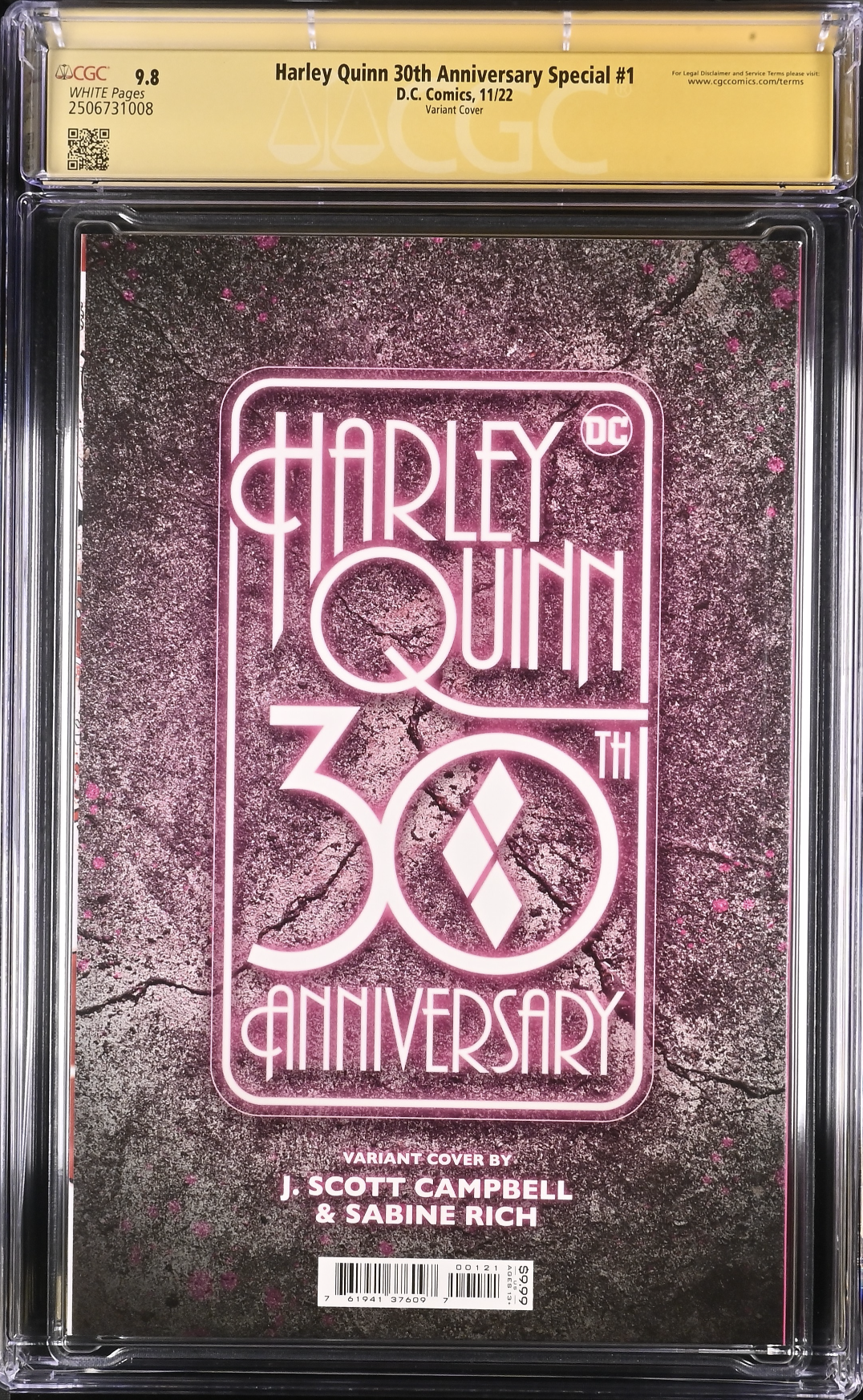 Harley Quinn 30th Anniversary Special #1 Campbell Variant CGC 9.8 SS