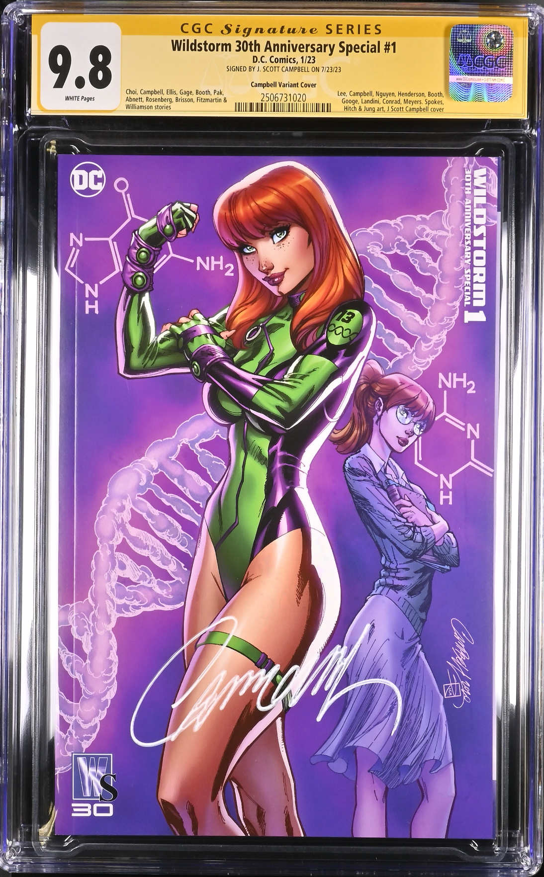 Wildstorm 30th Anniversary Special #1 Campbell Variant CGC 9.8 SS