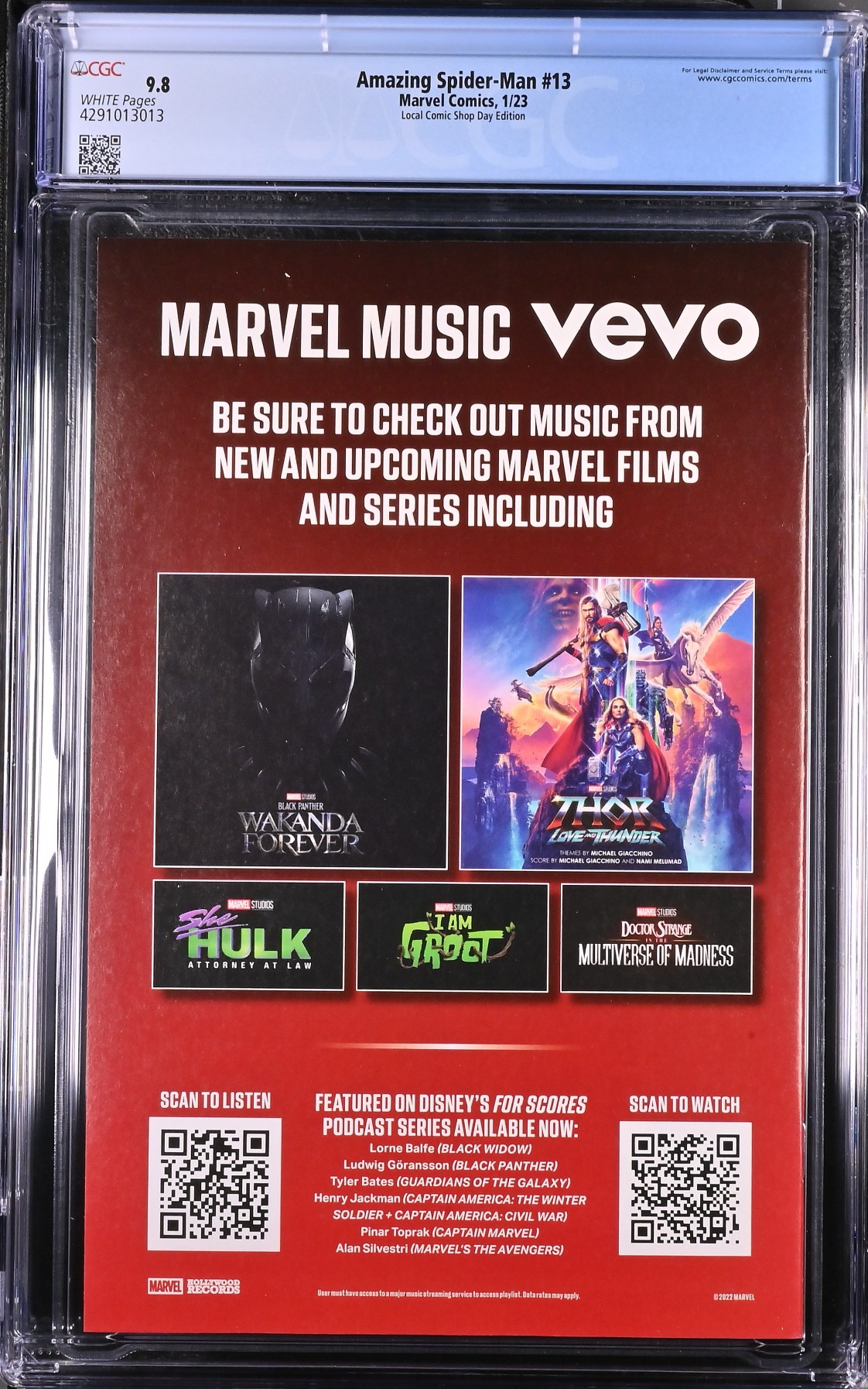 Amazing Spider-Man #13 Mobili Local Comic Shop Day Variant CGC 9.8