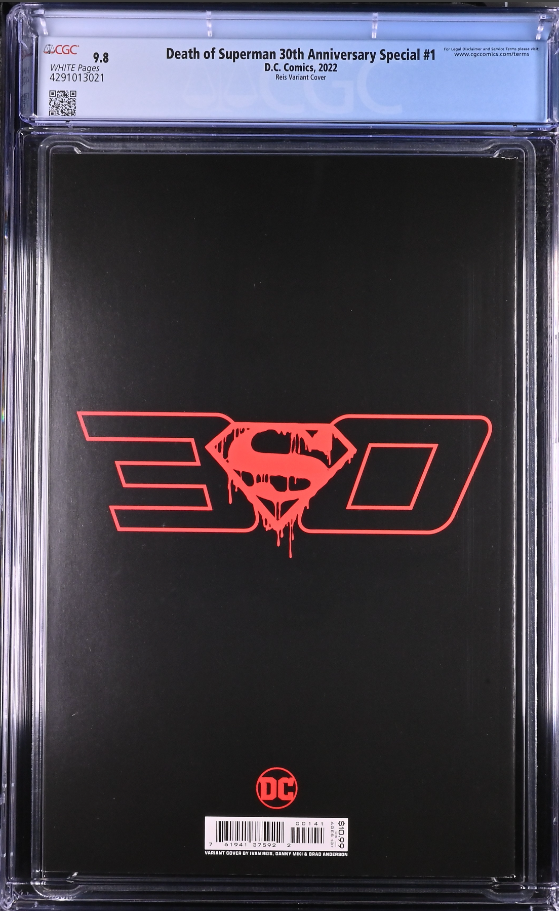 Death of Superman 30th Anniversary Special #1 Reis Variant CGC 9.8