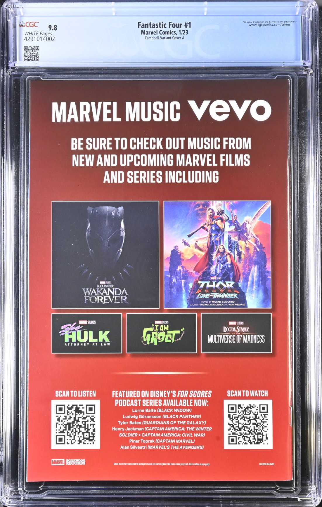 Fantastic Four #1 Campbell Variant CGC 9.8