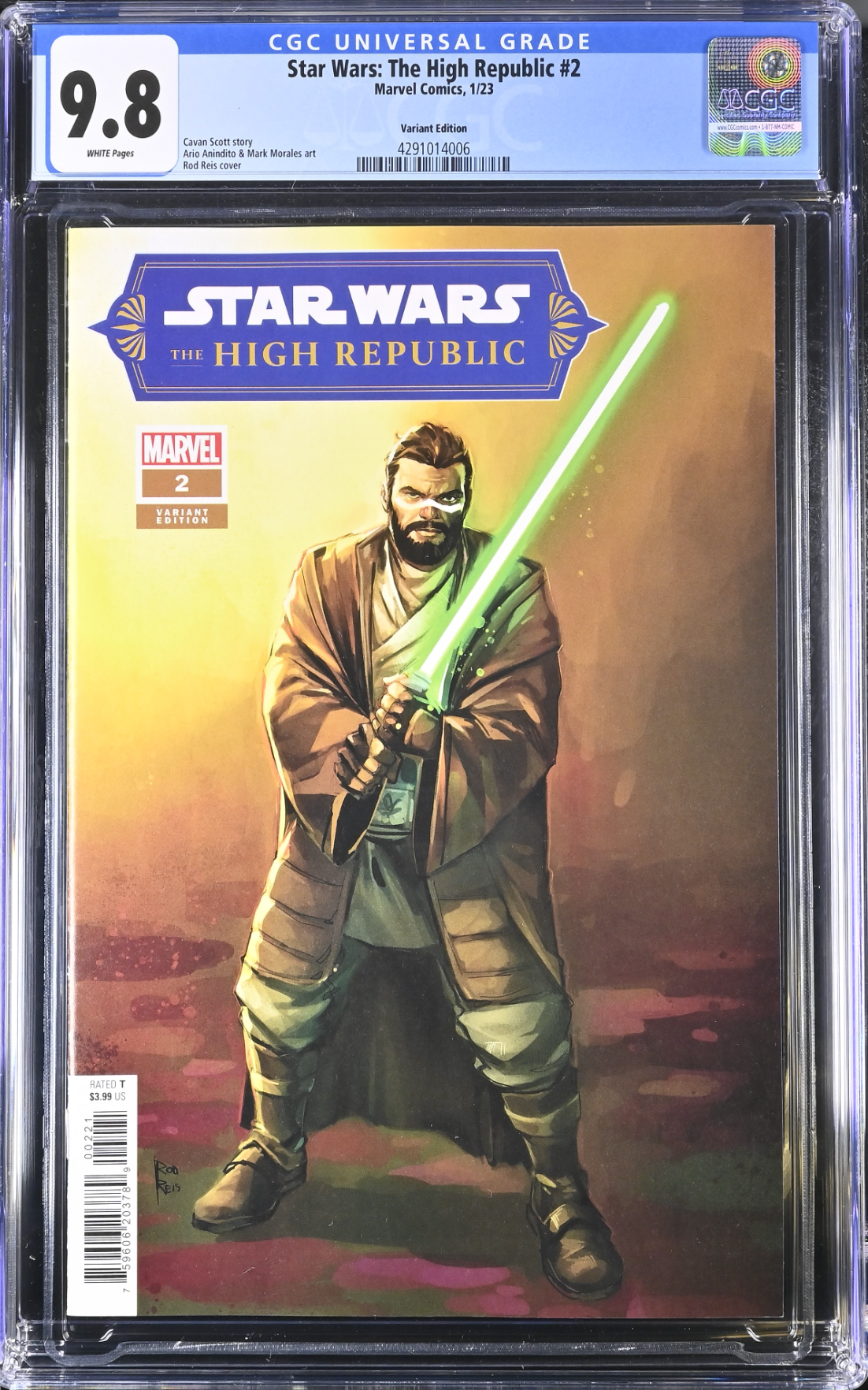 Star Wars: The High Republic #2 Reis 1:25 Retailer Incentive Variant CGC 9.8